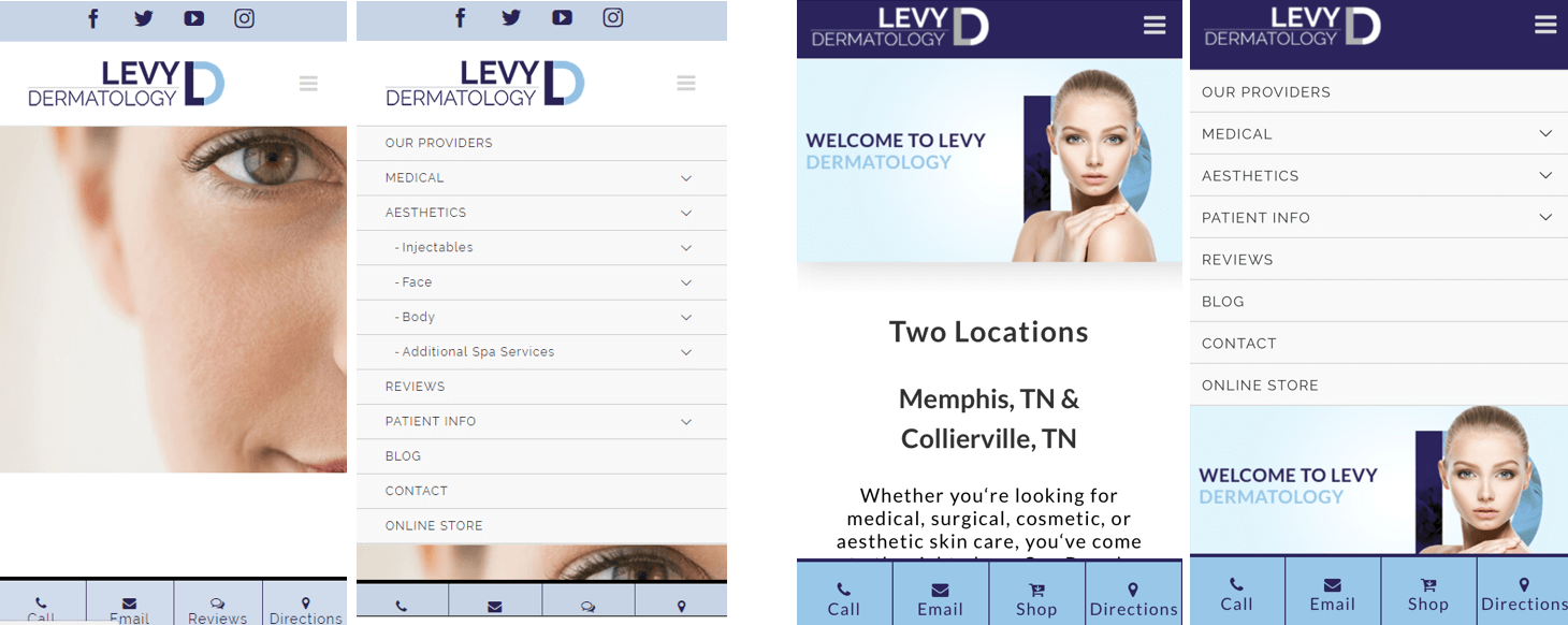 Levy Derm Mobile Before & After